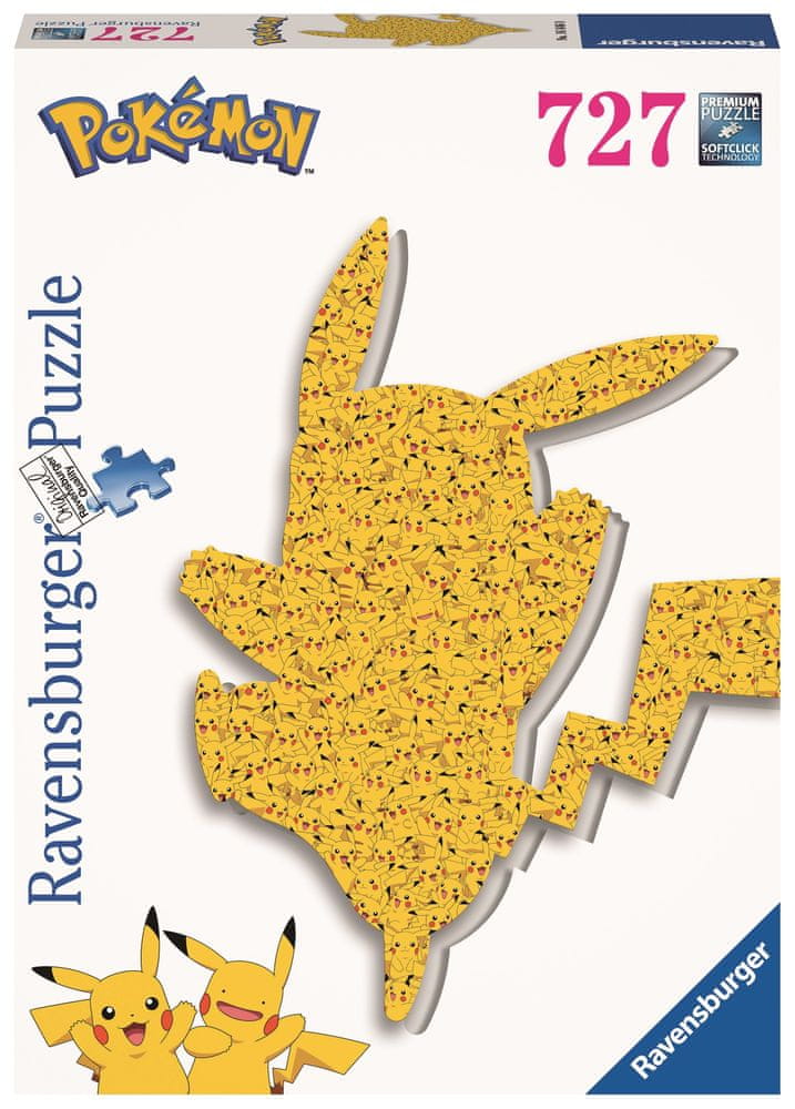 Ravensburger Pokémon Pikachu silueta 727 dielikov